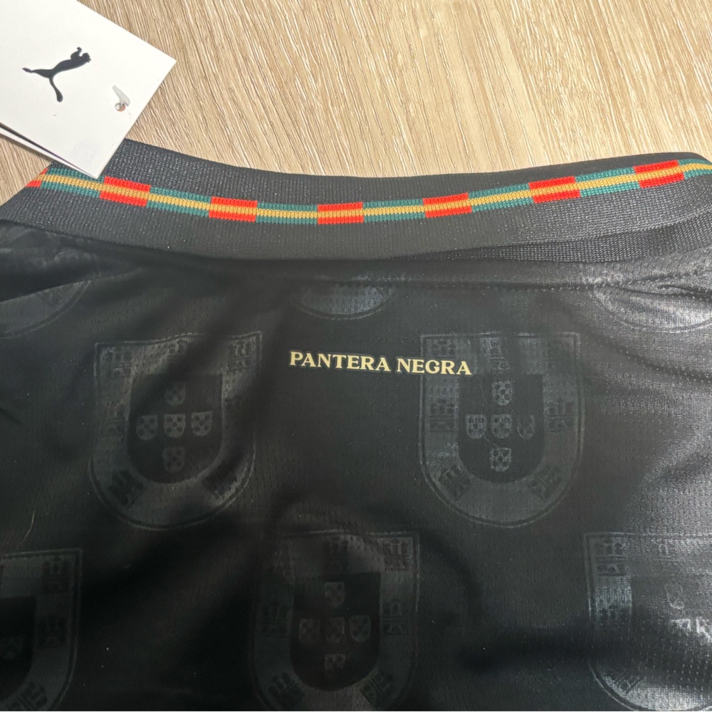 New Puma 26 Portugal Black Special Edition Jersey -  Mens Small - Picture 4 of 8